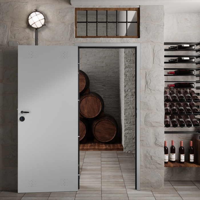 Porta aperta lato interno