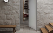 Porta aperta lato esterno